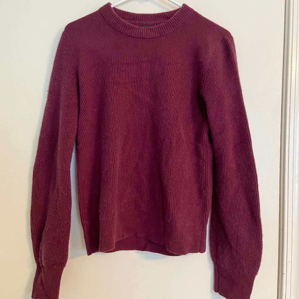 Maroon Rag & Bone Cashmere Sweater